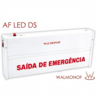 Iluminação de Emergência Autônoma Dupla-Face para aclaramento ou balizamento com LED em SMD